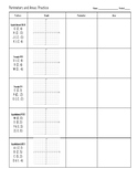 Perimeter and Area in the Coordinate Plane Worksheet