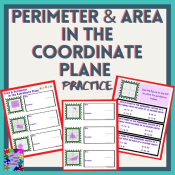 Preview of Perimeter and Area of the Coordinate Plane Practice