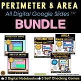 Perimeter and Area on Google Slides All Digital Bundle 4