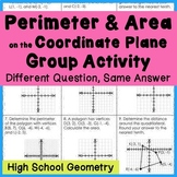 Perimeter and Area on the Coordinate Plane - Group Practic