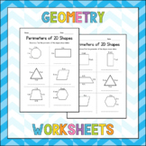 Perimeter of 2D Shapes - Geometry Worksheets - Assessment 