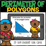 Perimeter of Polygons Boom Cards | Distance Learning