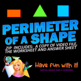 Perimeter of Rectangles, Triangles & Squares - Video, Work