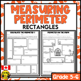 Perimeter of Rectangles Worksheets | Metric Units