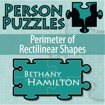 Preview of Perimeter of Rectilinear Shapes - Printable & Digital Activity Bethany Hamilton