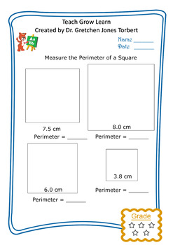 Preview of Perimeter of a square 3