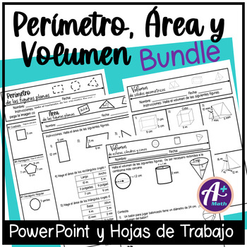 Preview of Perímetro, área y volumen