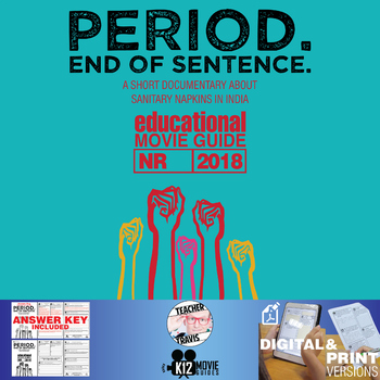 Preview of Period. End of Sentence Movie Guide | Questions | Worksheet (NR - 2018)