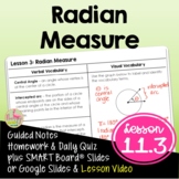 Radian Measure (Algebra 2 - Unit 11)