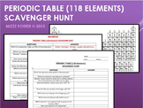 Periodic Table (118 elements) Scavenger Hunt Secondary Science