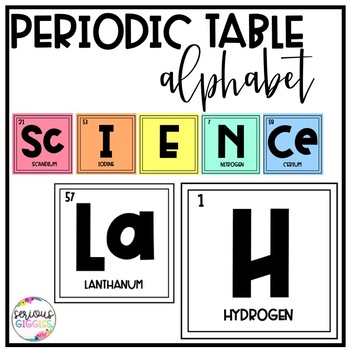 Preview of Periodic Table Alphabet