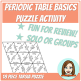 Periodic Table Basics Tarsia Puzzle - FUN Science Review Activity