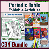 Periodic Table Bundle Foldable Color by Category & Color B