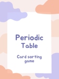 Periodic Table Card Sort