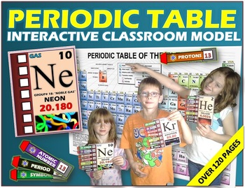 Preview of Periodic Table: Classroom Model and Interactive Element Cards