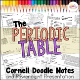 Periodic Table Doodle Notes | Metals Nonmetals | Groups Pe