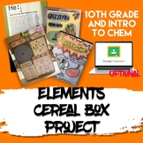 Periodic Table Element Chemistry Project Cereal Box