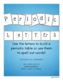 Periodic Table Element Letters
