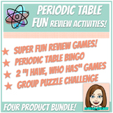 Periodic Table FUN Review Bundle! - Review Games and Puzzles