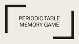 Periodic Table Memory Card Game