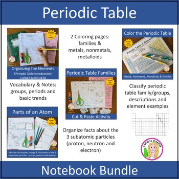Preview of Periodic Table Notebook Bundle