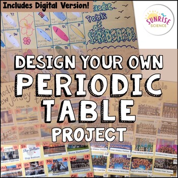 Preview of Periodic Table Project Design Your Own