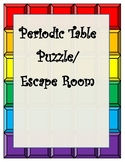 Periodic Table Puzzle "Escape Room" Low Prep. TEKS 8.5ABC