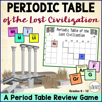 Preview of Periodic Table Review Game - Periodic Trends Activity