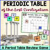 Periodic Table Review Game - Periodic Trends Activity