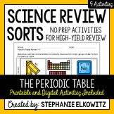 Periodic Table Review Sort | Printable, Digital & Easel