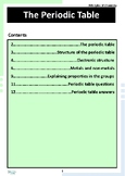 Periodic Table Revision Booklet