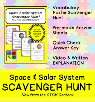 Preview of Space and Solar System Scavenger Hunt