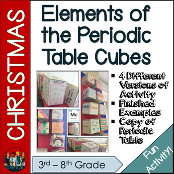 Preview of Periodic Table - Science Christmas Activity