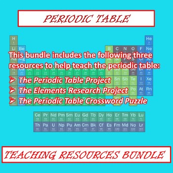 Preview of Periodic Table Teaching Resources Bundle (Chemistry)