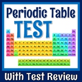 Periodic Table Test Assessment Elements Exam NGSS MS-PS1-1