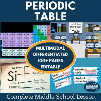 Preview of Periodic Table and Reactivity Complete 5E Lesson Plan