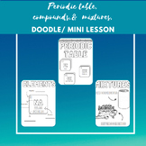 Periodic Table (elements), Compound, and Mixtures Doodle/M