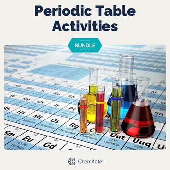 Preview of Periodic Table of Elements Activities Bundle | print and digital