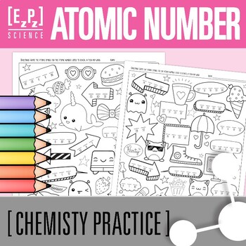 Preview of Periodic Table of Elements Activity | Atomic Numbers & Symbols Messages