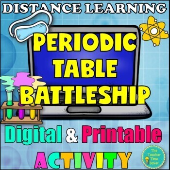 Preview of Periodic Table of Elements Battleship Digital Activity | Physical Science Matter