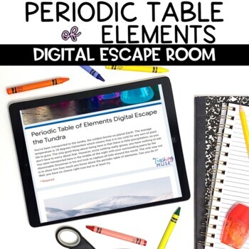 Preview of Periodic Table of Elements Digital Escape Room Activity