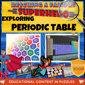 Preview of Periodic Table of Elements Escape Room