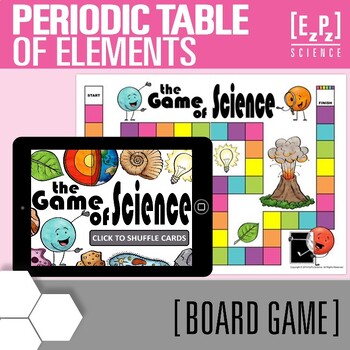 Preview of Periodic Table of Elements Game | Print and Digital Science Review Board Game