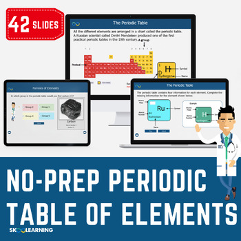 Preview of Periodic Table of Elements Interactive Chemistry Lesson and Activities