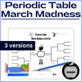 Periodic Table of Elements March Madness Science Activity