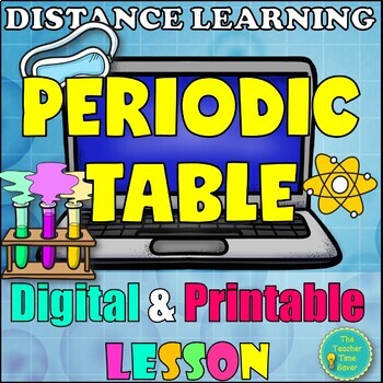Preview of Periodic Table of Elements Notes Slides and Activity Digital Matter Lesson