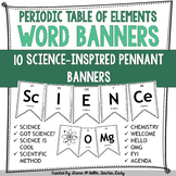 Periodic Table of Elements - Pennant Banner Posters - 10 W