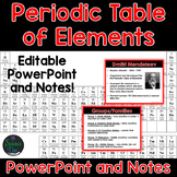 Periodic Table of Elements - PowerPoint and Notes