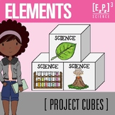 Periodic Table of Elements Research Project Cubes