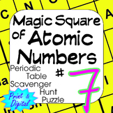 Periodic Table of Elements Scavenger Hunt Puzzle #7 Square